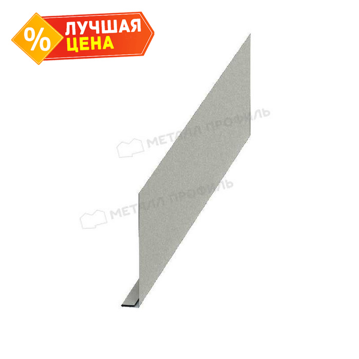 Планка карнизного свеса 250х50х3000 (ПЭ-01-9002-0.45)