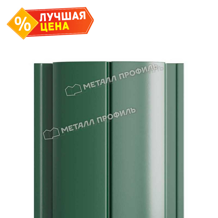 Штакетник Металл Профиль ELLIPSE-T 0,5 PURETAN® RR 11 Элегантный зеленый