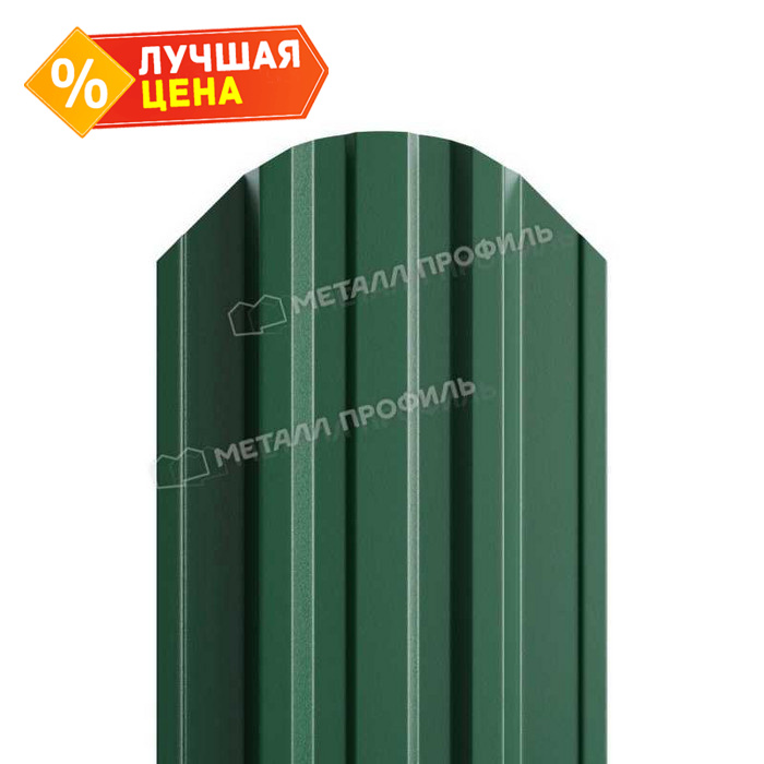 Штакетник Металл Профиль TRAPEZE-O 0,5 PURMAN® RAL6005 Зеленый мох