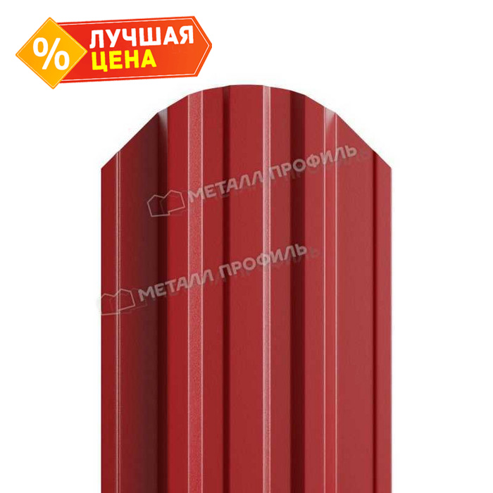 Штакетник Металл Профиль TRAPEZE-O 0,5 PURMAN® RAL3011 Коричнево-красный