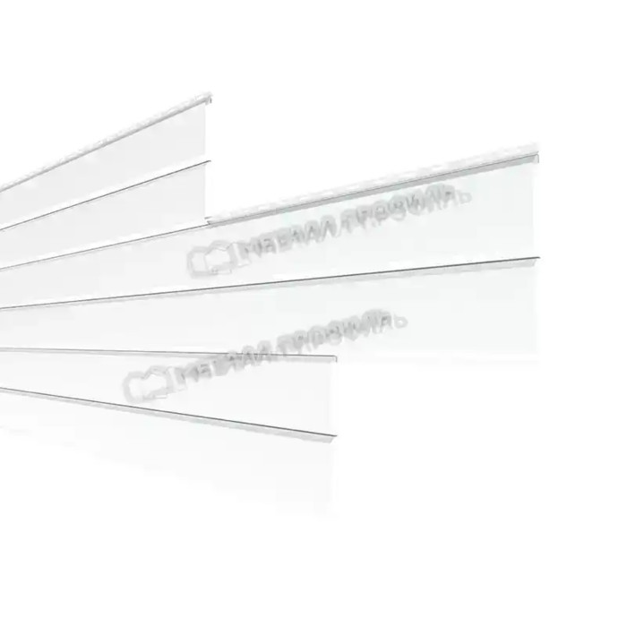 Металлический сайдинг Lбрус-XL Металл-Профиль NormanMP RAL 9003 Белый 14х335